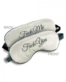F*ck Me F*ck You Mask Reversible Blindfold O/S