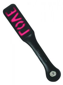 12&quot; Leather Love Impression Paddle