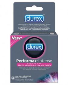 Durex performance intense condom - box of 3