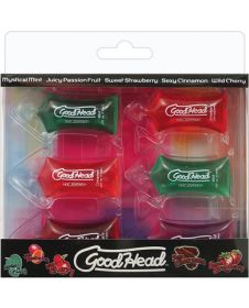 GoodHead Oral Sex Pillow Paks 6 Piece Assorted Flavors