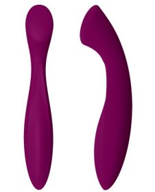 Ella Silicone G Spot Dildo - Purple