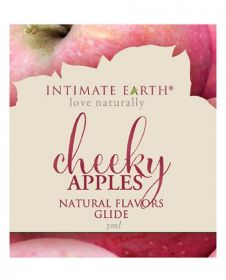 Intimate Earth Oil Natural Flavor Glide Cheeky Apples .1oz