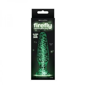 Firefly Clear Glass Plug Tapered Glow in the Dark